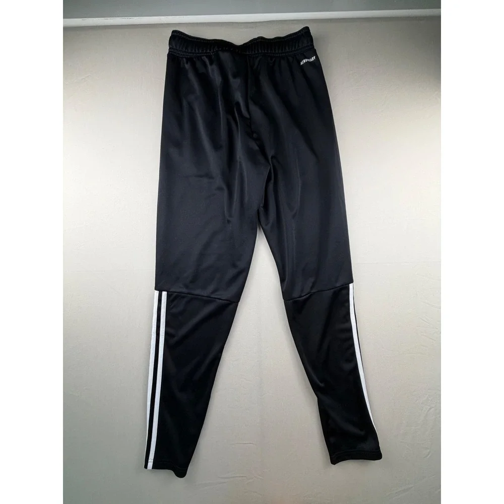 Adidas M Sereno PT Track Pants Men Small Black White Stripe AeroReady IR7848 237